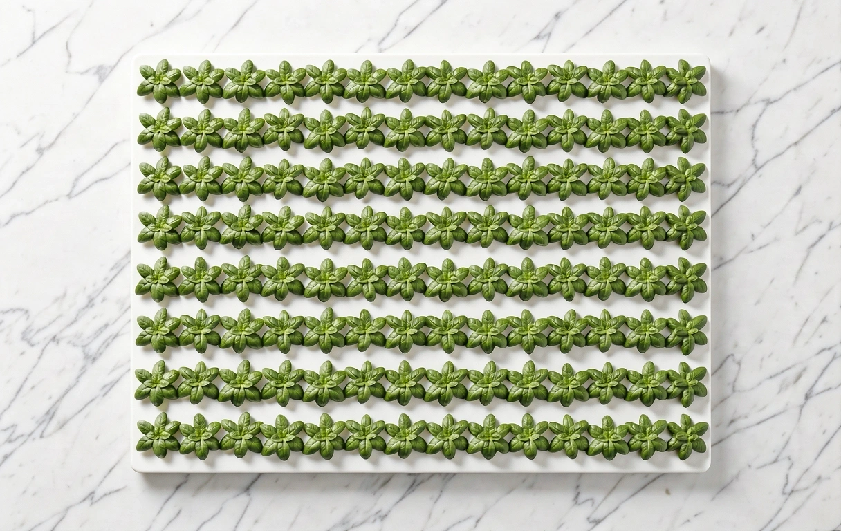 Frische Kräuter als Symbol für Struktur